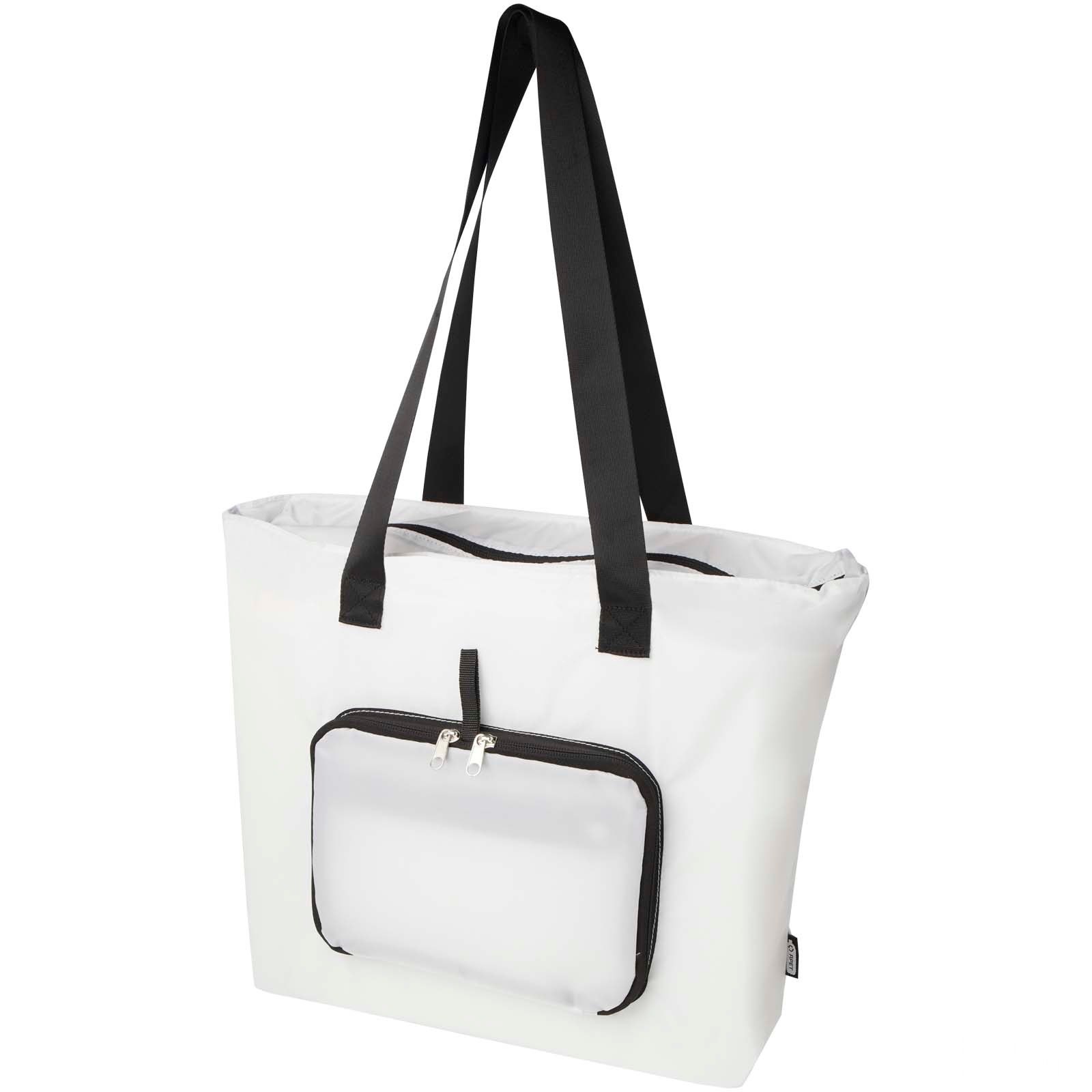 EcoFold sammenleggbart handlenett av RPET, 16L med trykk
