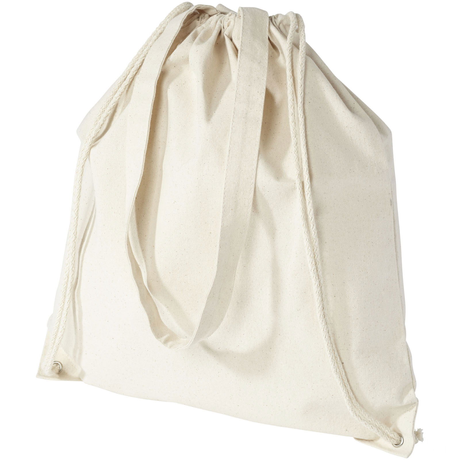 Eliza 240 g/m² cotton drawstring bag 6L