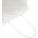 Håndlaget 170 g/m2 pose i integra-papir med plasthåndtak – 18 x 9 x 23 cm - bilde 3