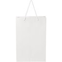 Håndlaget 170 g/m2 pose i integra-papir med plasthåndtak – 24 x 9 x 36 cm - bilde 1