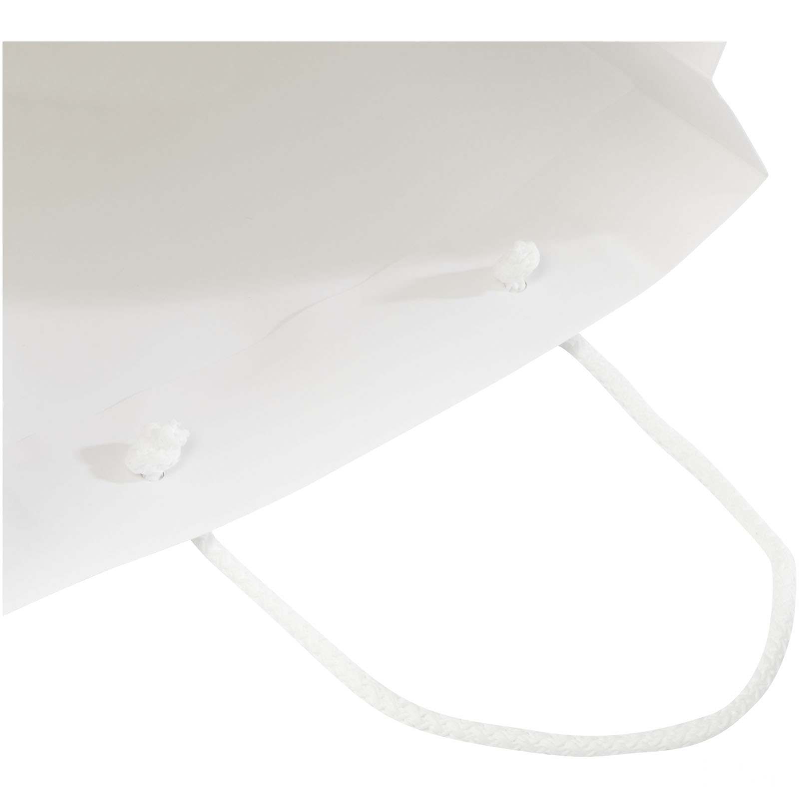 Håndlaget 170 g/m2 pose i integra-papir med plasthåndtak – 24 x 9 x 36 cm