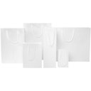 Håndlaget 170 g/m2 pose i integra-papir med plasthåndtak – 24 x 9 x 36 cm - bilde 5