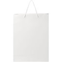 Håndlaget 170 g/m2 pose i integra-papir med plasthåndtak – 31 x 12 x 41 cm - bilde 1