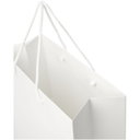 Håndlaget 170 g/m2 pose i integra-papir med plasthåndtak – 31 x 12 x 41 cm - bilde 2