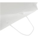 Håndlaget 170 g/m2 pose i integra-papir med plasthåndtak – 31 x 12 x 41 cm - bilde 3