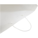 Håndlaget 170 g/m2 pose i integra-papir med plasthåndtak – 45 x 10 x 35 cm - bilde 3