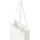Håndlaget 170 g/m2 pose i integra-papir med plasthåndtak – 9,5 x 4 x 17 cm - bilde 2