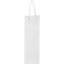 Håndlaget 170 g/m2 vinflaskepose av integra-papir med plasthåndtak – 12 x 9 x 37 cm - bilde 1