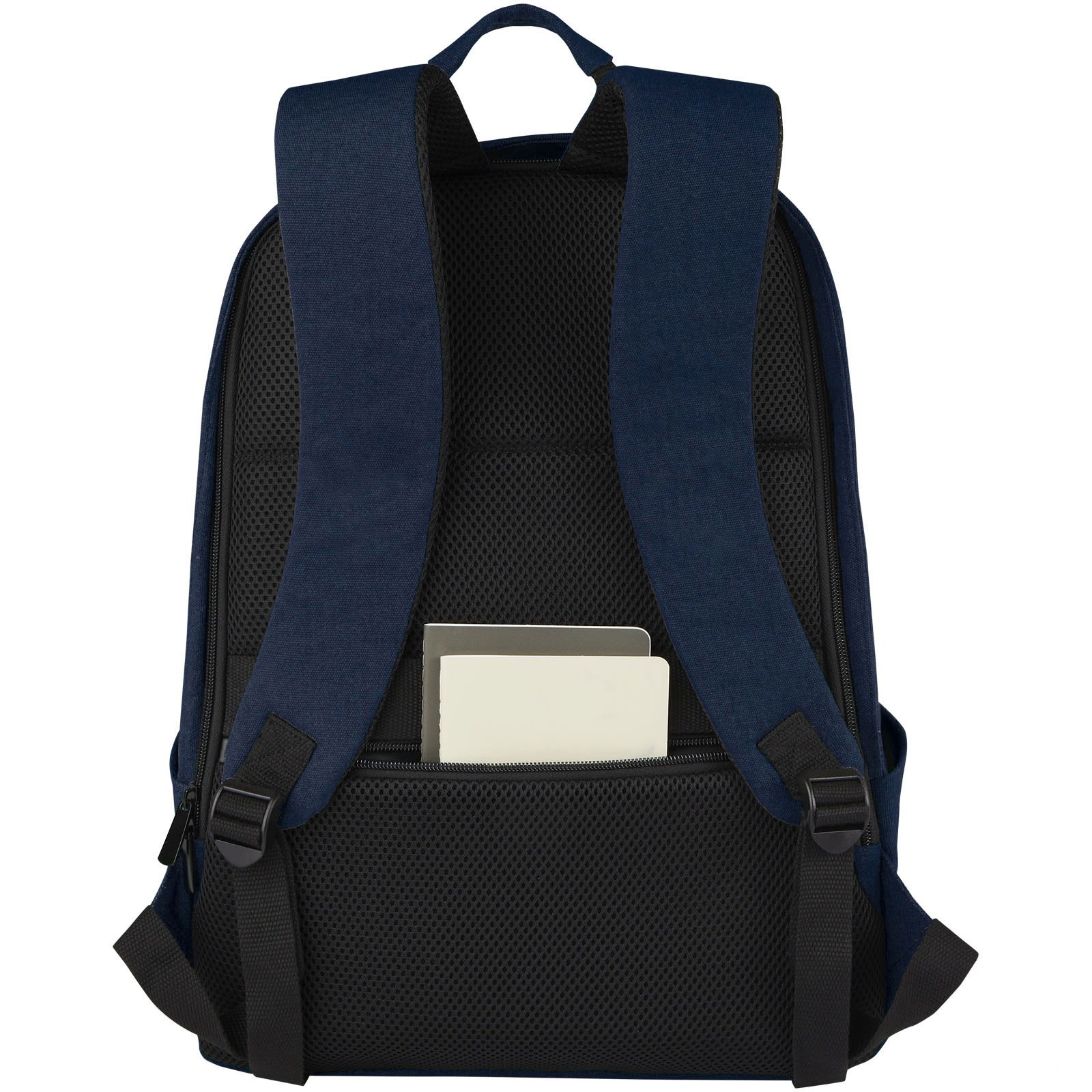 Joey tyverisikker 15,6" laptopveske av GRS-resirkulert canvas 18 liter med logo