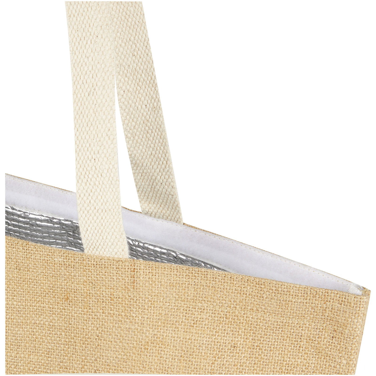 Juta 300 g/m² jute cooler tote bag 12L