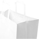 Kraft paper bag 80–90 g/m2 with flat handles – 32 x 17 x 39 cm - image 2
