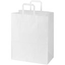 Kraft paper bag 80–90 g/m2 with flat handles – 32 x 17 x 39 cm - image 4