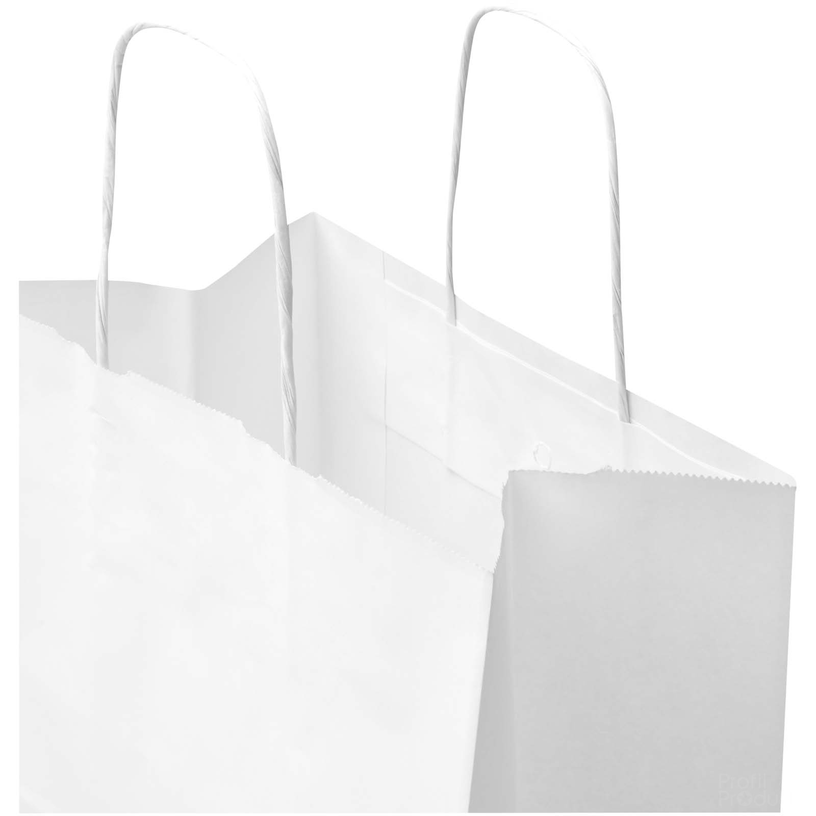 Kraft papperspåse 80–90 g/m2 med tvinnade handtag– 25 x 15 x 32 cm