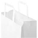 Kraftpapirpose 80 g/m2 med flate håndtak – 25 x 15 x 32 cm - bilde 2