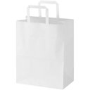 Kraftpapirpose 80 g/m2 med flate håndtak – 25 x 15 x 32 cm - bilde 4