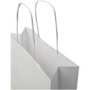 Kraftpapirpose 120 g/m2 med tvinnede håndtak – 24 x 9 x 24 cm - bilde 2