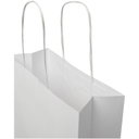 Kraftpapirpose 120 g/m2 med tvinnede håndtak – 24 x 9 x 32 cm - bilde 2