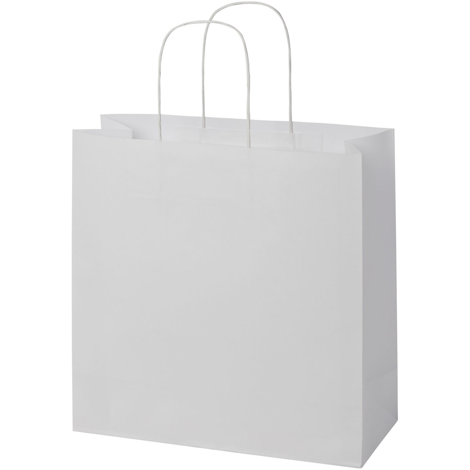 Kraftpapperspåse 120 g/m2 med tvinnade handtag – 31 x 12 x 31 cm