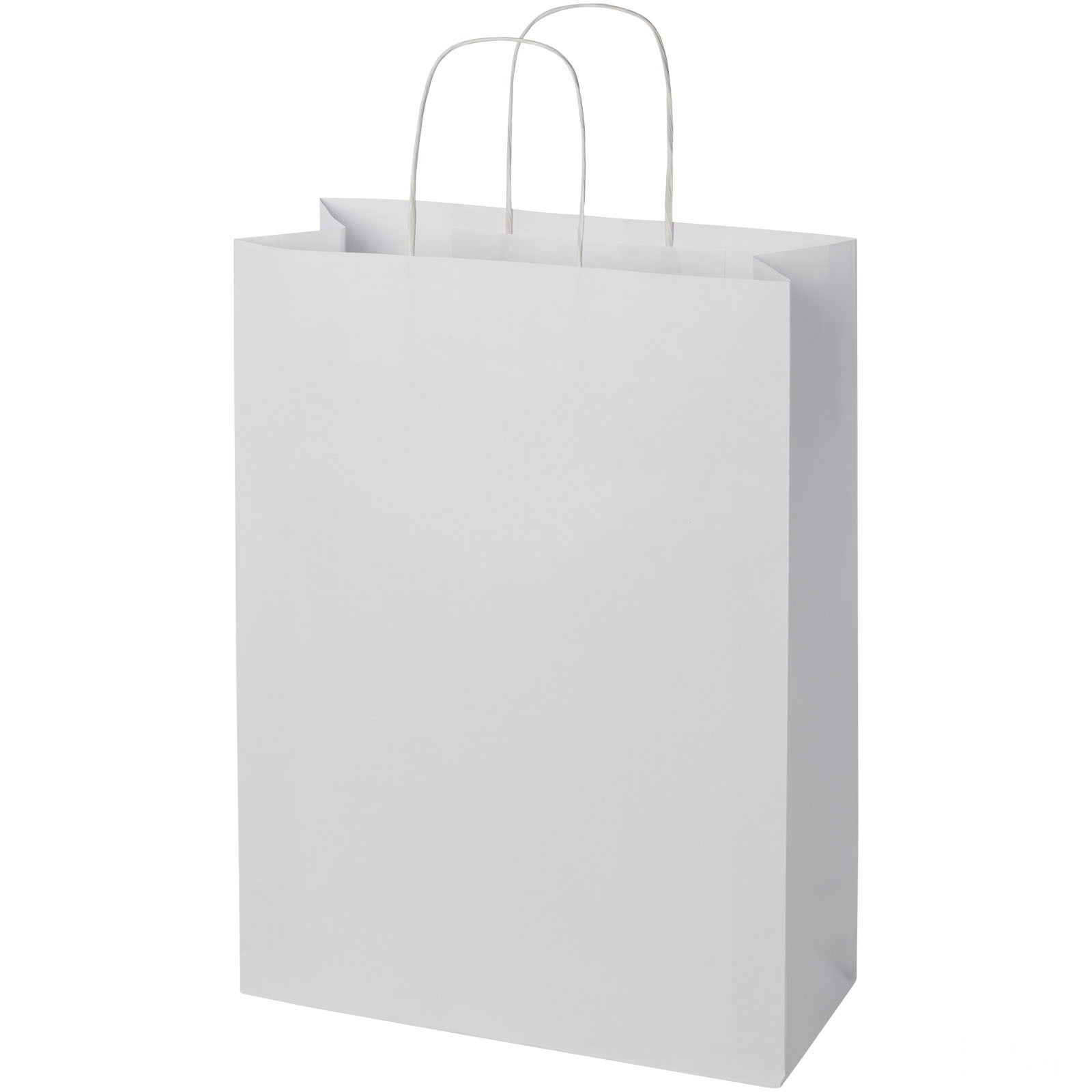 Kraftpapirpose 120 g/m2 med tvinnede håndtak – 31 x 12 x 41 cm