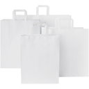 Kraftpapirpose 80-90 g/m2 med flate håndtak – 25 x 11 x 31 cm - bilde 4