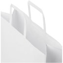 Kraftpapirpose 80-90 g/m2 med flate håndtak – 32 x 12 x 40 cm - bilde 2