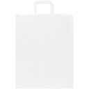 Kraftpapirpose 80-90 g/m2 med flate håndtak – 32 x 12 x 40 cm - bilde 1