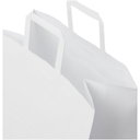 Kraftpapirpose 80-90 g/m2 med flate håndtak – 34 x 20 x 35 cm - bilde 2