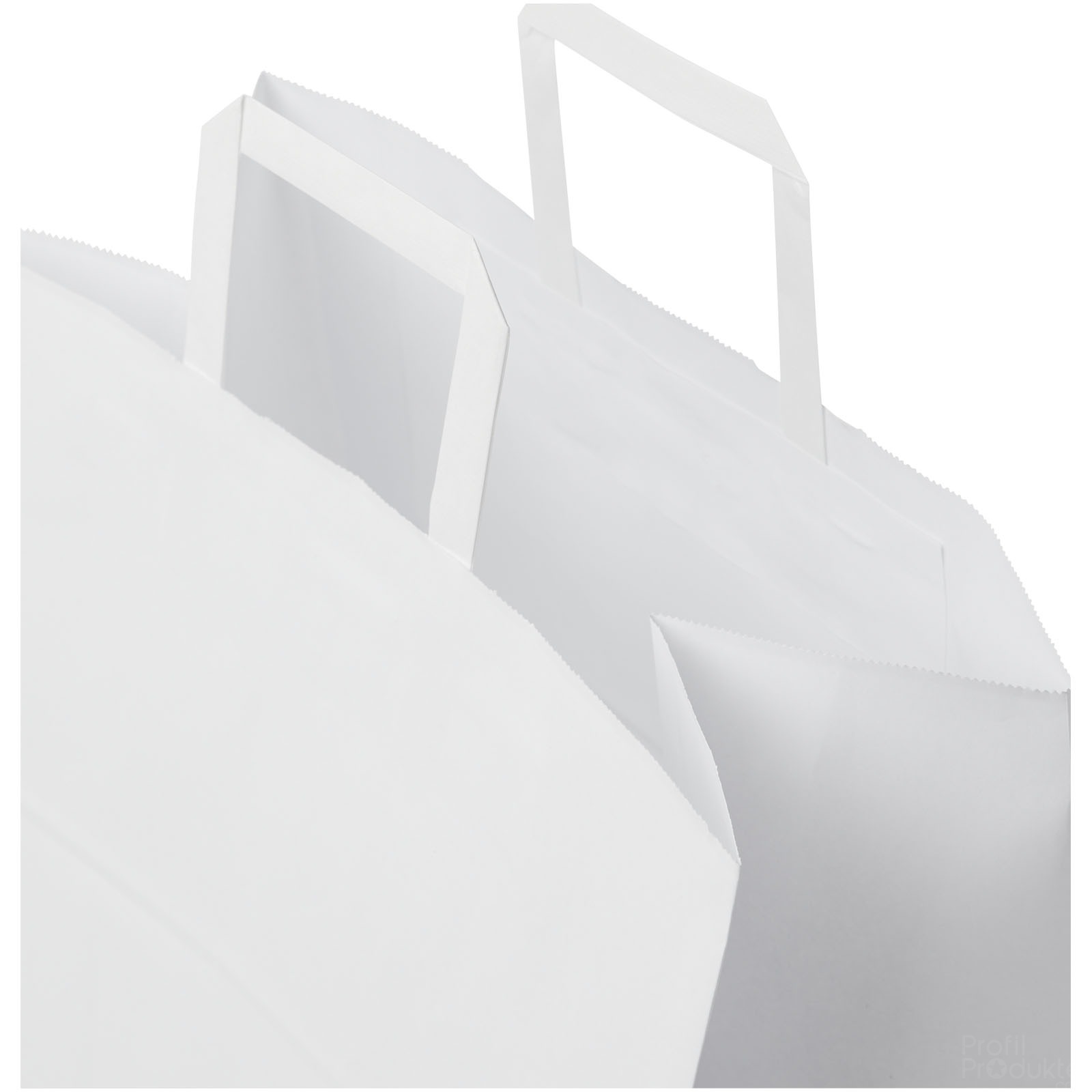 Kraftpapirpose 80-90 g/m2 med flate håndtak – 34 x 20 x 35 cm