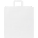 Kraftpapirpose 80-90 g/m2 med flate håndtak – 34 x 20 x 35 cm - bilde 1