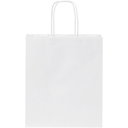 Kraftpapirpose 80 g/m2 med tvinnede håndtak – 18 x 8 x 21 cm - bilde 1