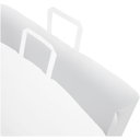 Kraftpapirpose 90-100 g/m2 med flate håndtak – 49,5 x 14 x 44 cm - bilde 2