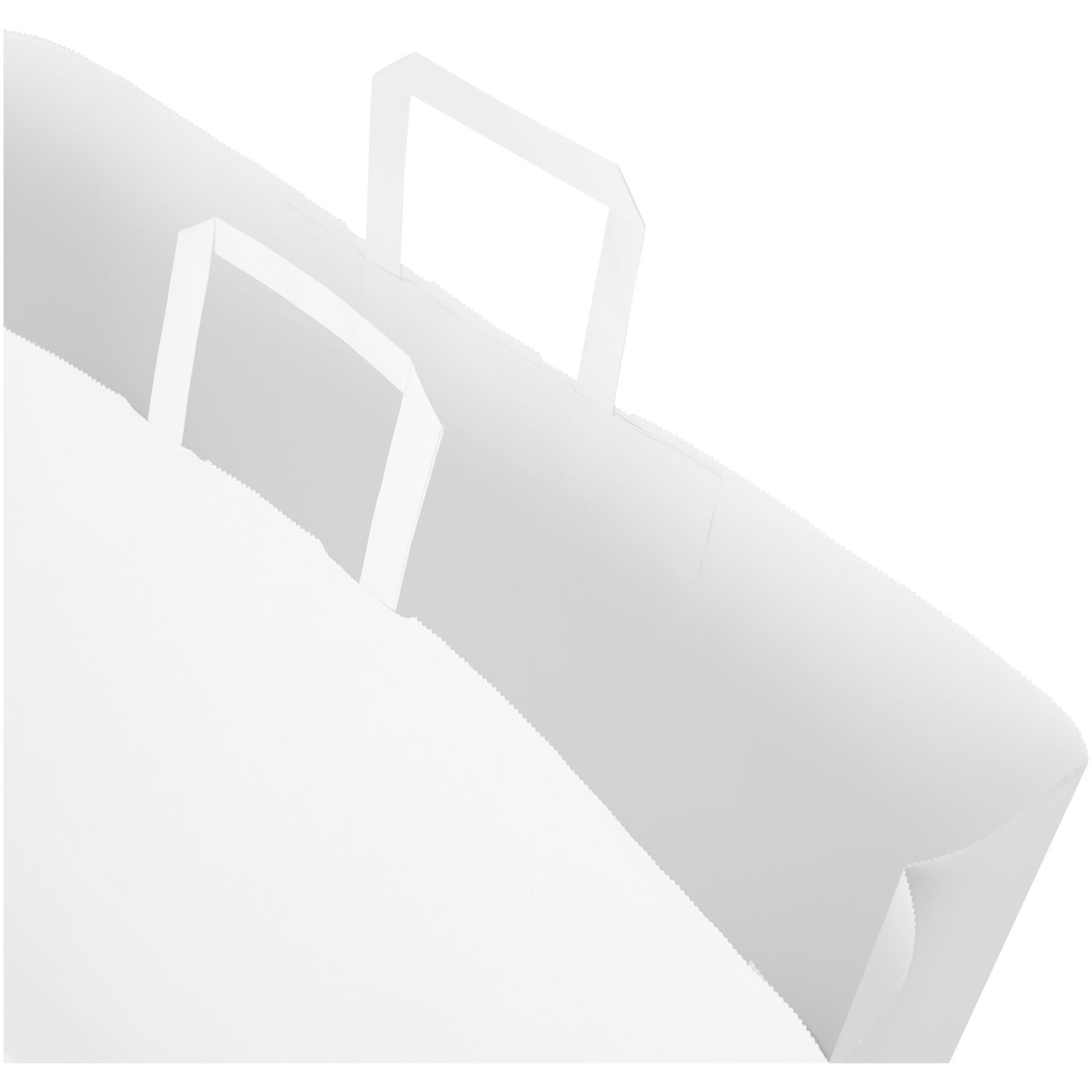 Kraftpapirpose 90-100 g/m2 med flate håndtak – 49,5 x 14 x 44 cm