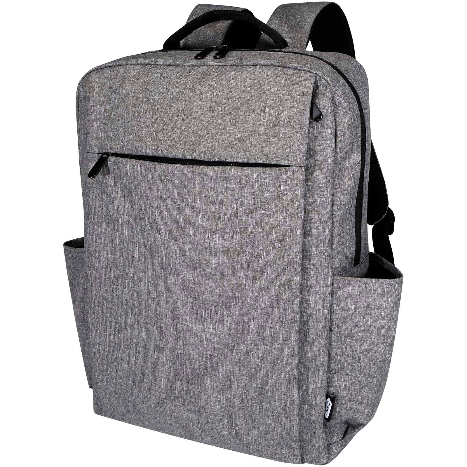 Libra 15" laptopveske av GRS-gjenvunnet materiale, 15L med trykk