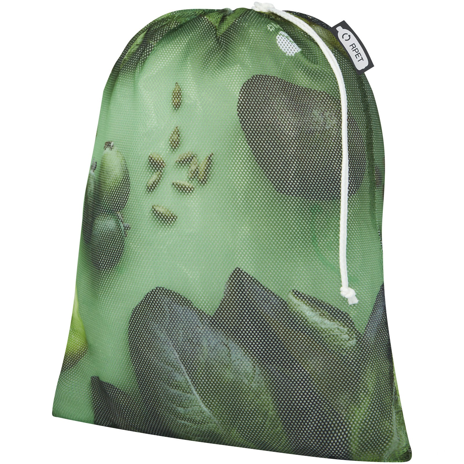 Handlenett i resirkulert polyester 30x41 cm