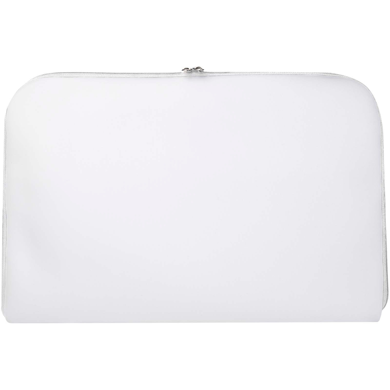 Mila 17" laptopetui med sublimering - Vit, forside