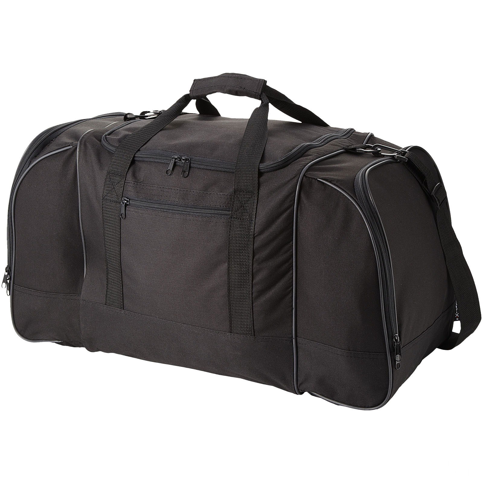 Nevada weekendbag 55L - Svart med tryck