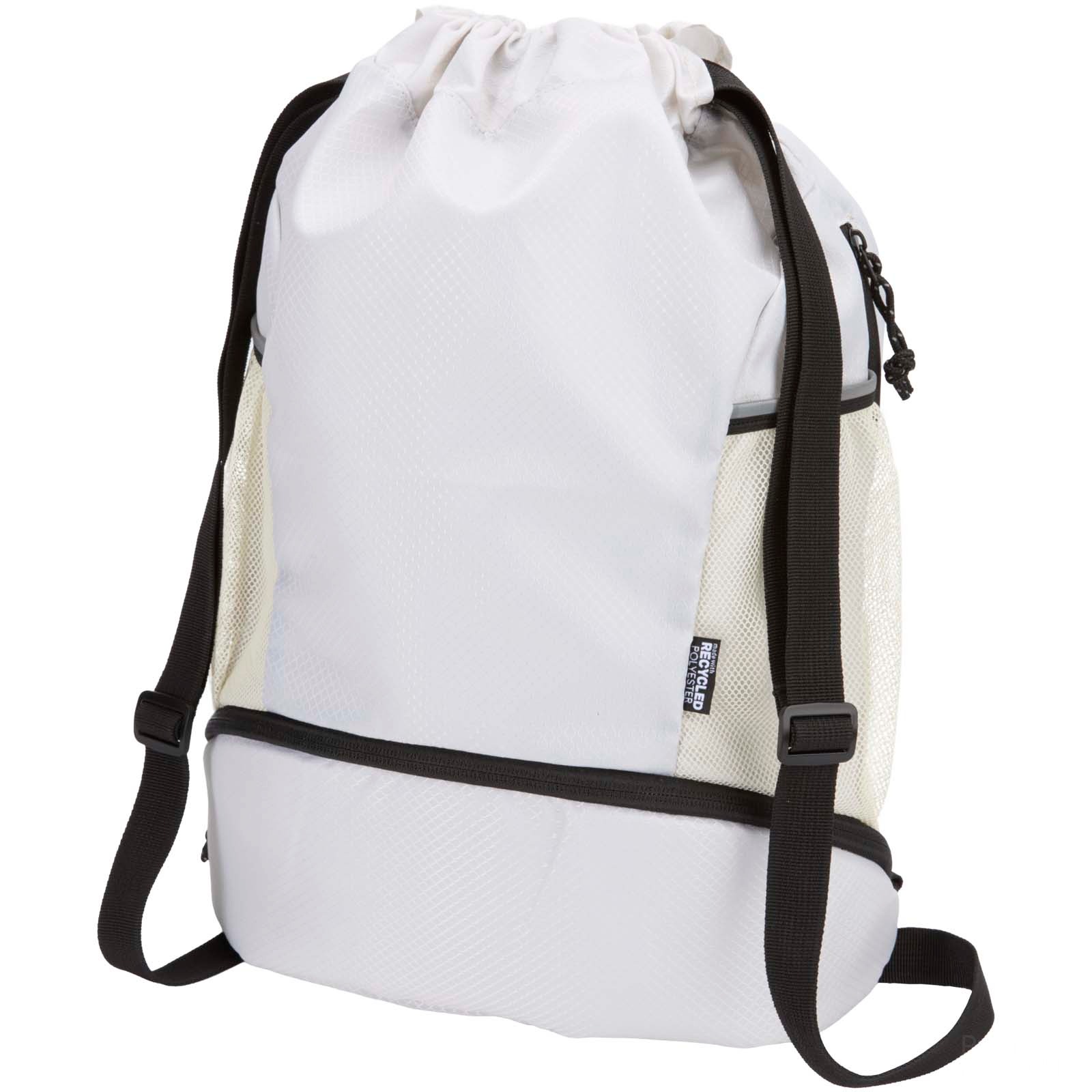 Nomad sportsbag med snøring og bunnrom av GRS-resirkulert materiale 18 l
