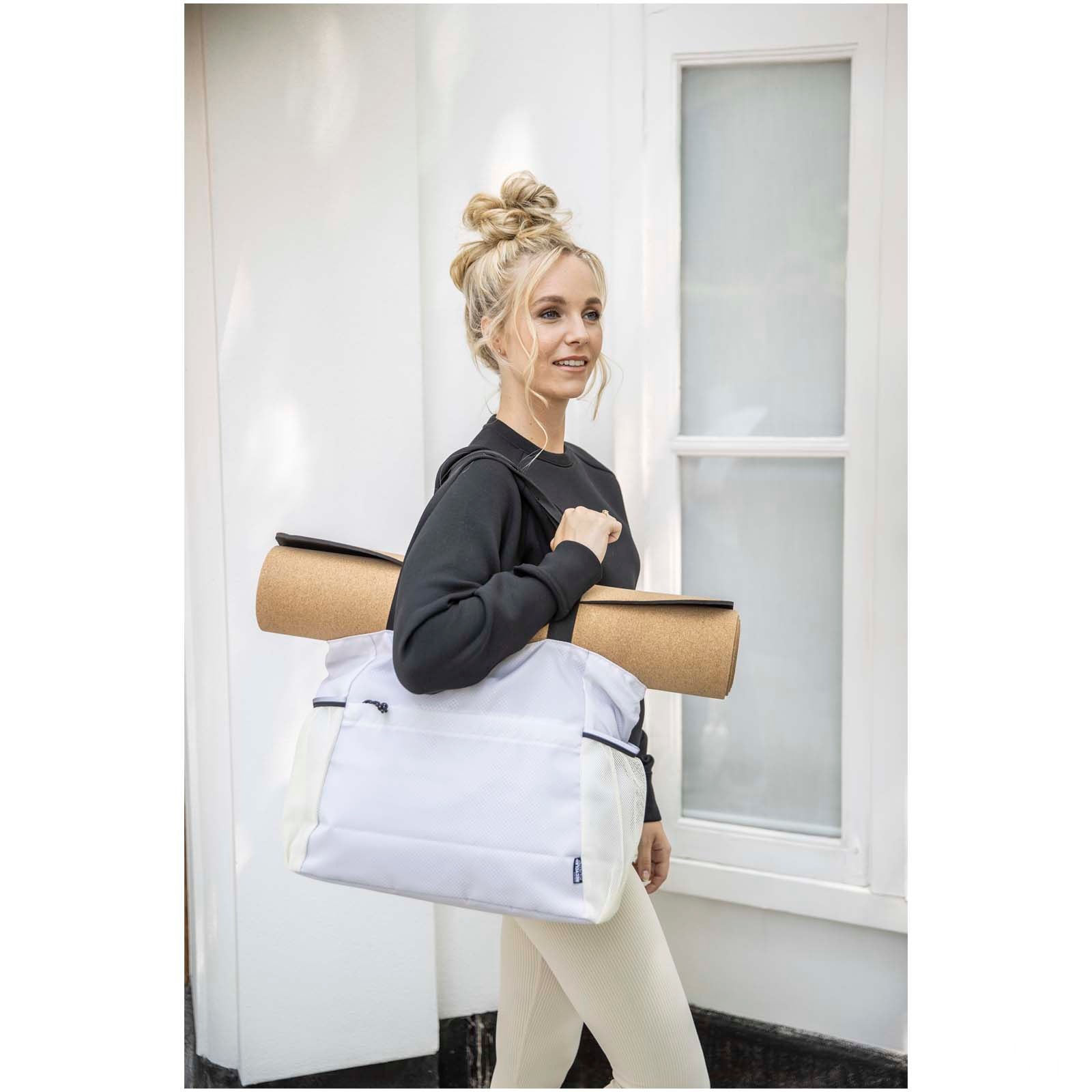 Nomad handlenett for yoga av GRS-gjenvunnet materiale, 18 l med trykk