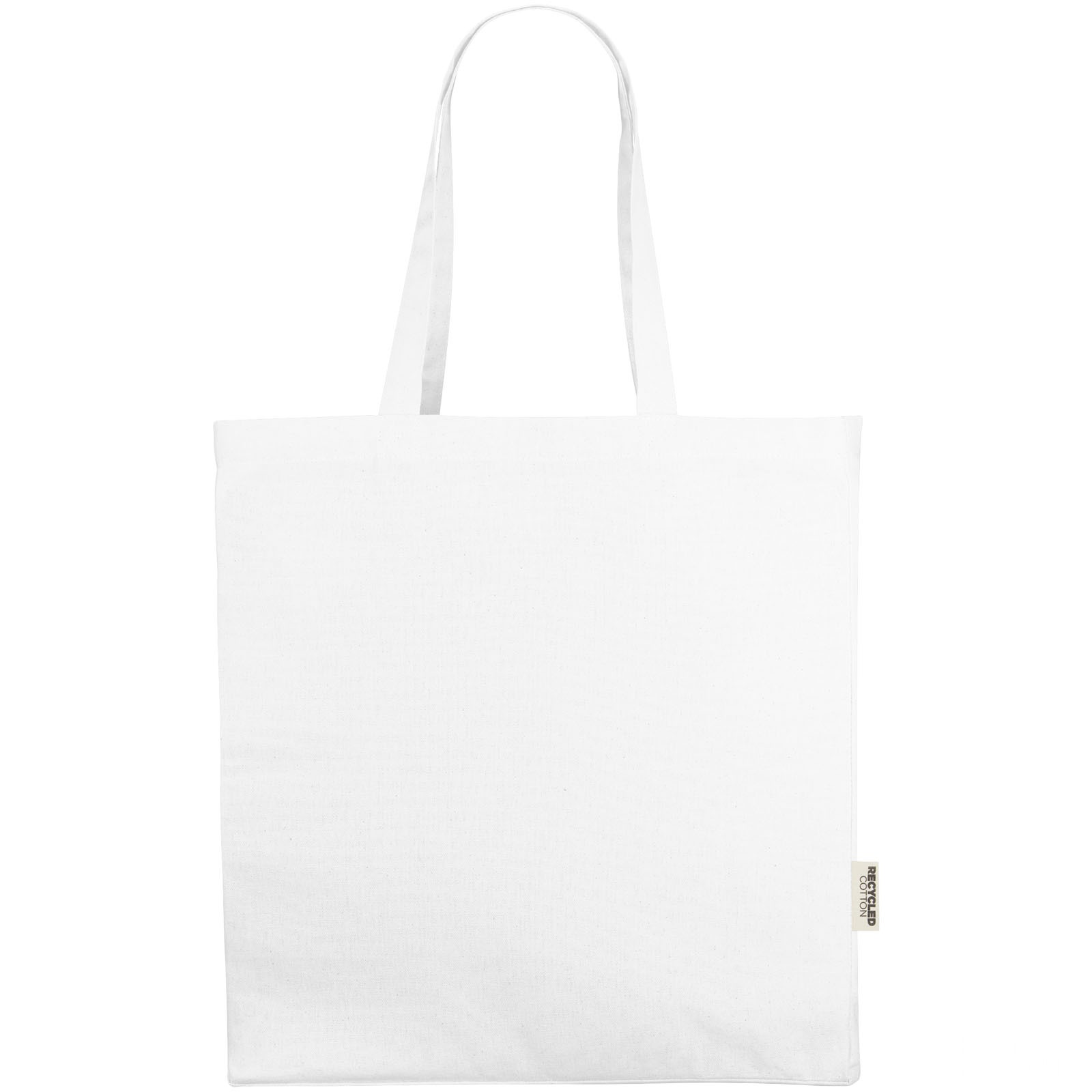 Odessa 220 g/m² GRS recycled tote bag 13L - Vit, front view
