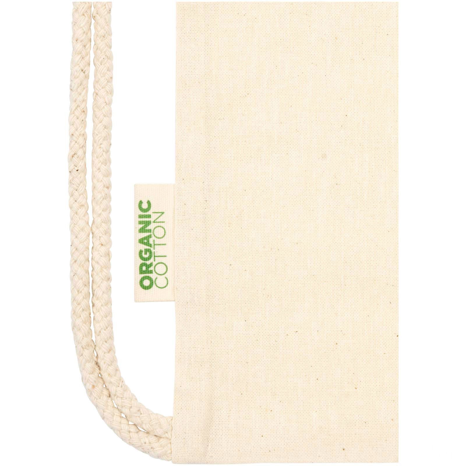 Odisha 100 g/m² gympapåse av ekologiskt OCS-material, 5 l - Natur med tryck