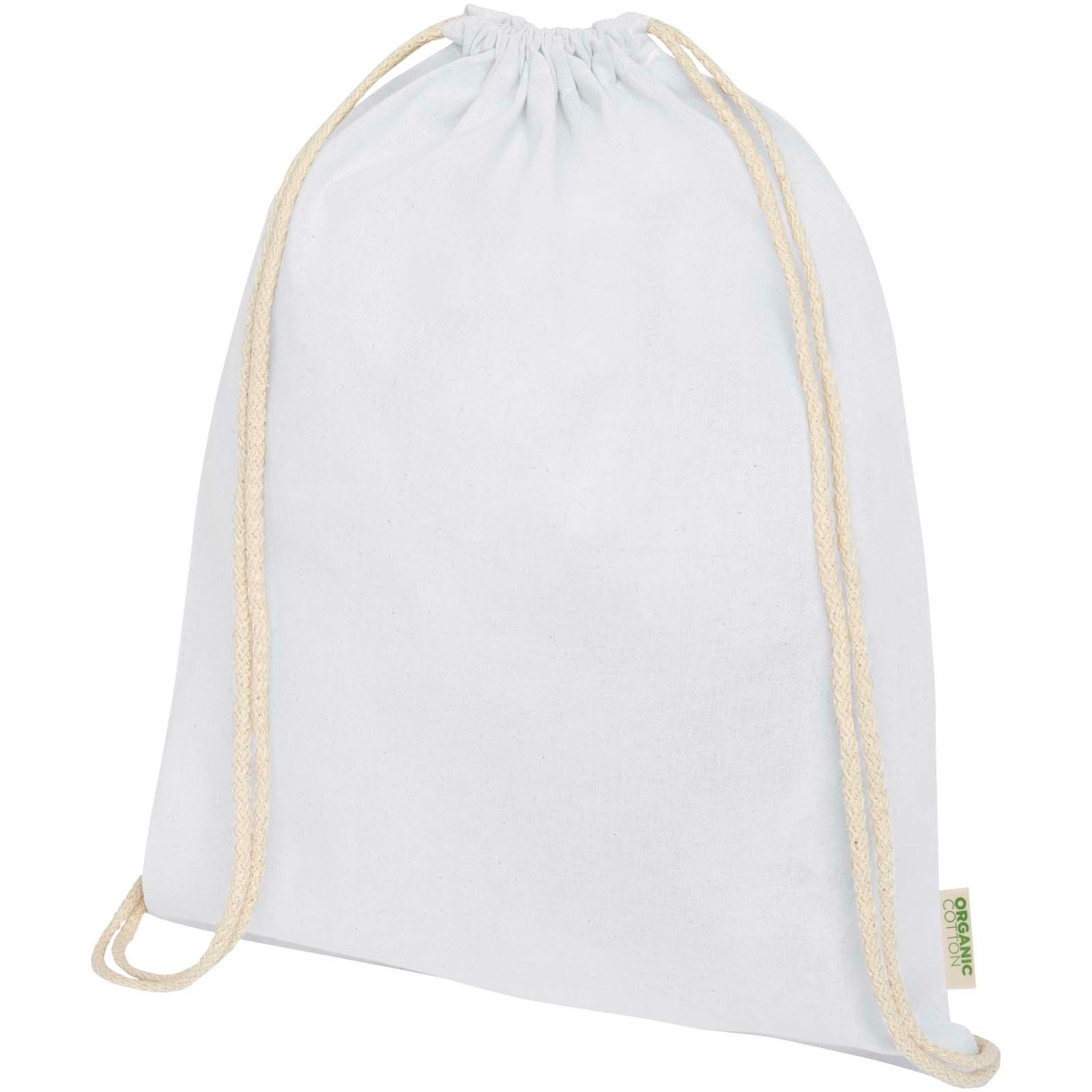 Odisha 140 g/m² OCS Organic Cotton Drawstring Bag, 5L