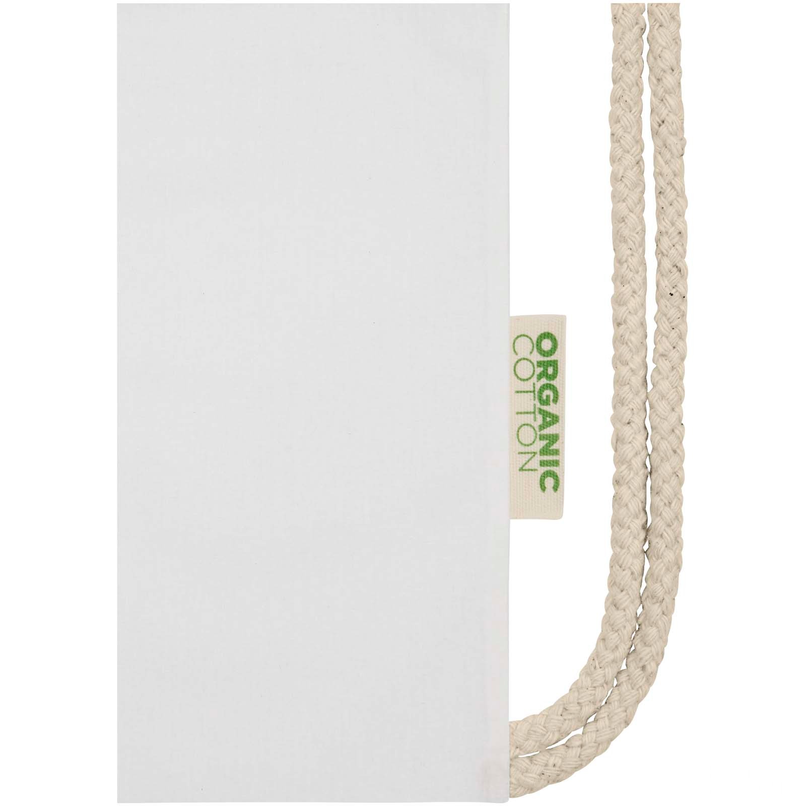 Odisha 140 g/m² OCS Organic Cotton Drawstring Bag, 5L