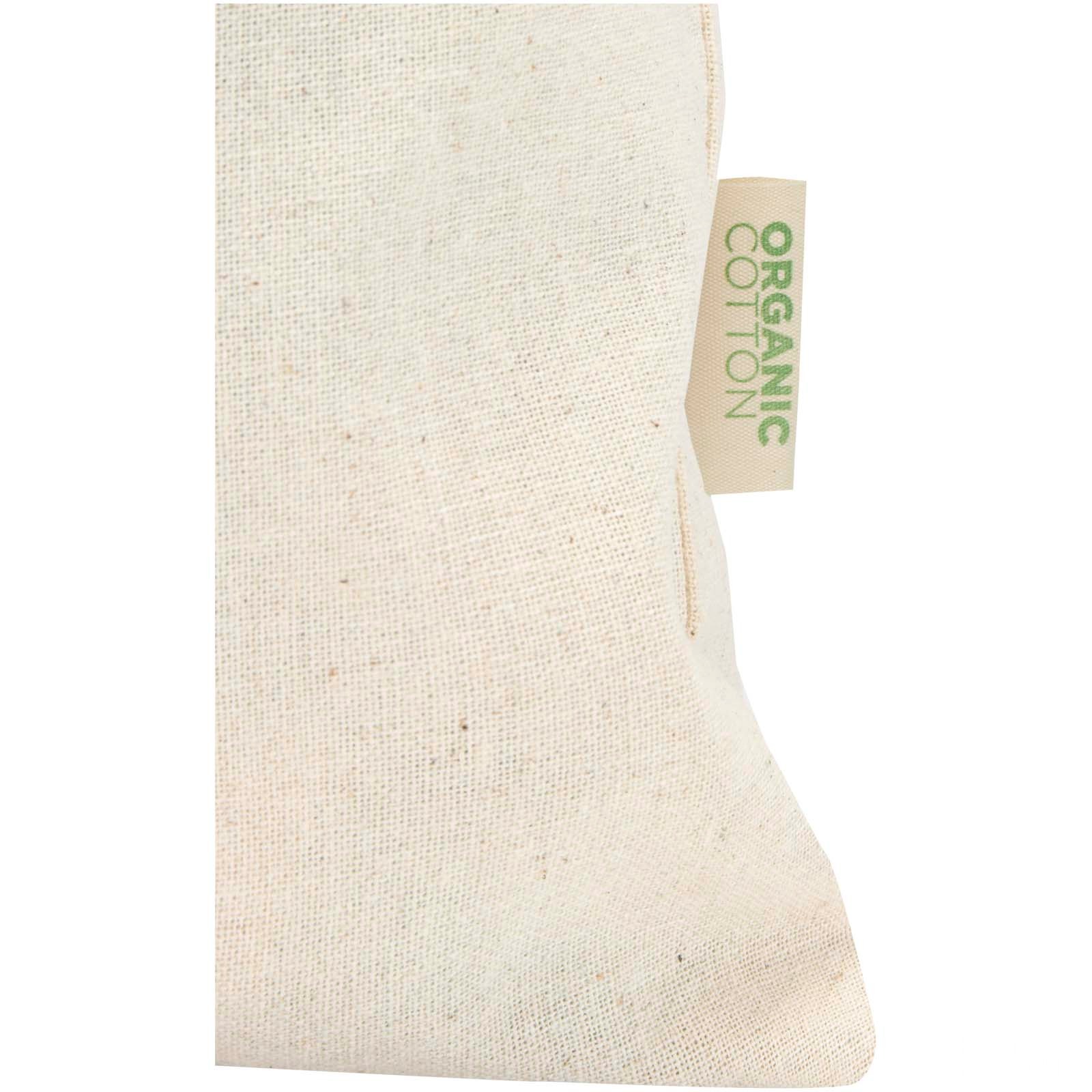 Odisha 140 g/m² presentpåse av ekologiskt OCS-material – 42 x 30 cm - Natur med tryck