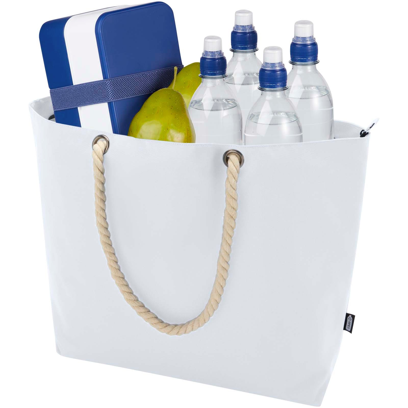 Panama kylväska för stranden med snörhandtag av återvunnen GRS 23L