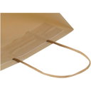 Paper bag 150 g/m² made from agricultural waste with twisted handles – 18 x 9 x 23 cm - image 4