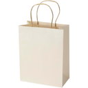 Paper bag 150 g/m² made from agricultural waste with twisted handles – 18 x 9 x 23 cm - image 5