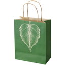 Paper bag 150 g/m² made from agricultural waste with twisted handles – 18 x 9 x 23 cm - image 2
