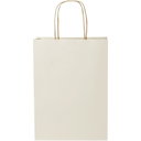 Papirpose 150 g/m2 av landbruksavfall med tvinnede håndtak – 24 x 9 x 32 cm - bilde 1