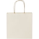 Papirpose 150 g/m2 av landbruksavfall med tvinnede håndtak – 24 x 9 x 24 cm - bilde 1
