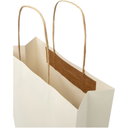 Papirpose 150 g/m2 av landbruksavfall med tvinnede håndtak – 24 x 9 x 32 cm - bilde 2